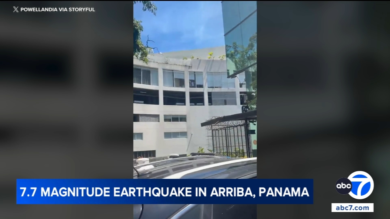 Panama earthquake: Tsunami threat after magnitude 7.7 earthquake and 6.6 aftershock rock region, USGS reports
       — ABC 7 Bay Area, Burlingame Schools news