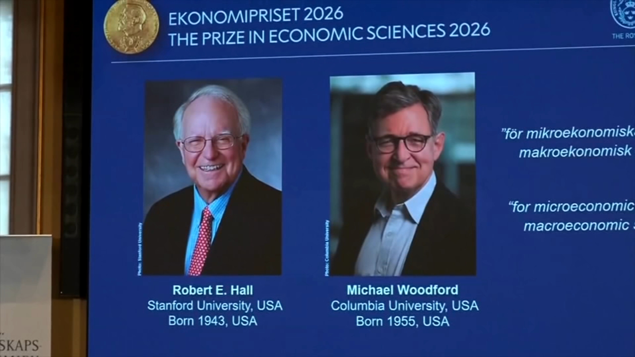 Stanford economist Robert Hall, among 2 Americans, awarded Nobel Prize for overturning assumptions about how to deal with economic shocks
— ABC 7 Bay Area, Burlingame Business news