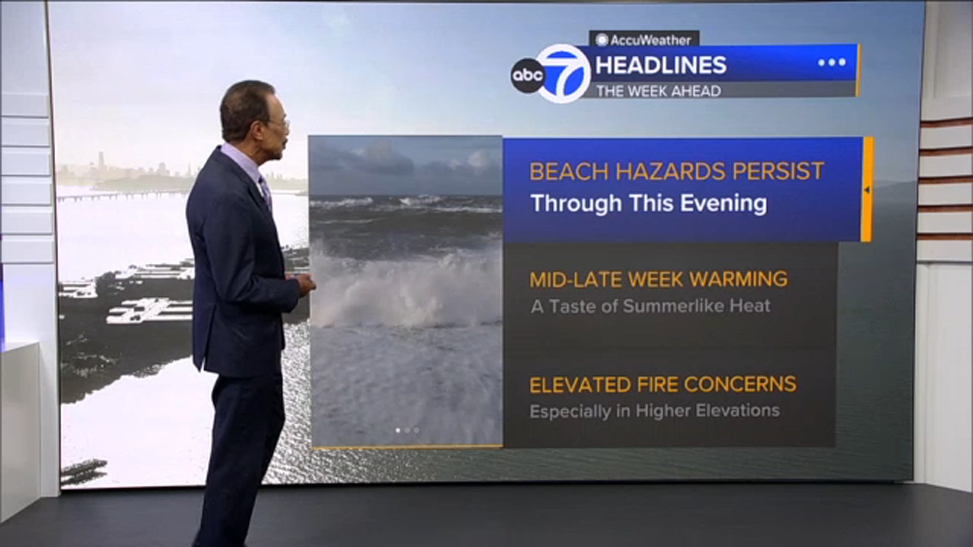 AccuWeather Forecast: Beach Hazards Statement for coast until 10 p.m.
— ABC 7 Bay Area, Burlingame Community news