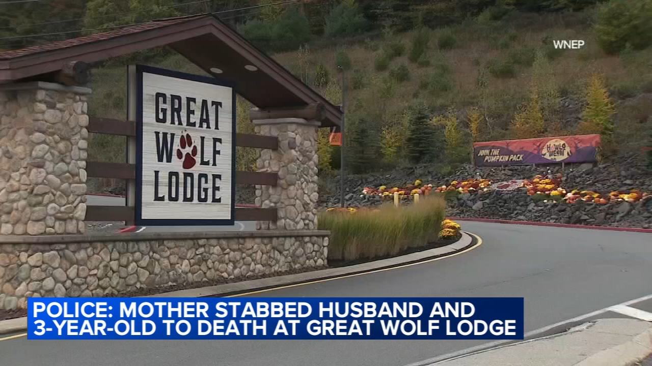 Great Wolf Lodge homicide: Metallica Rose Harrison accused of stabbing husband Charles Harrison, son to death at family resort in the Poconos in Scotrun, Monroe County, Pennsylvania
— ABC 7 Bay Area, Burlingame Community news