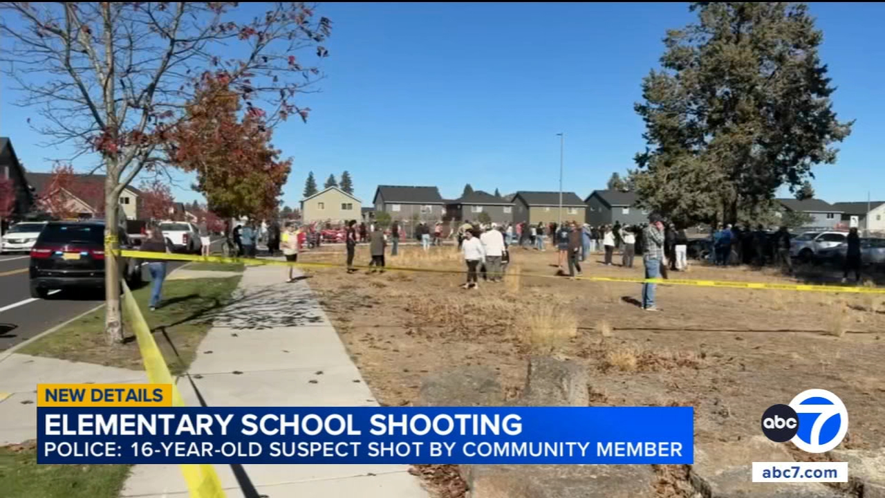 3 children, 1 teacher killed in shooting at Bend, Oregon elementary school; teen shooter also dead: Police
       — ABC 7 Bay Area, Burlingame Schools news
