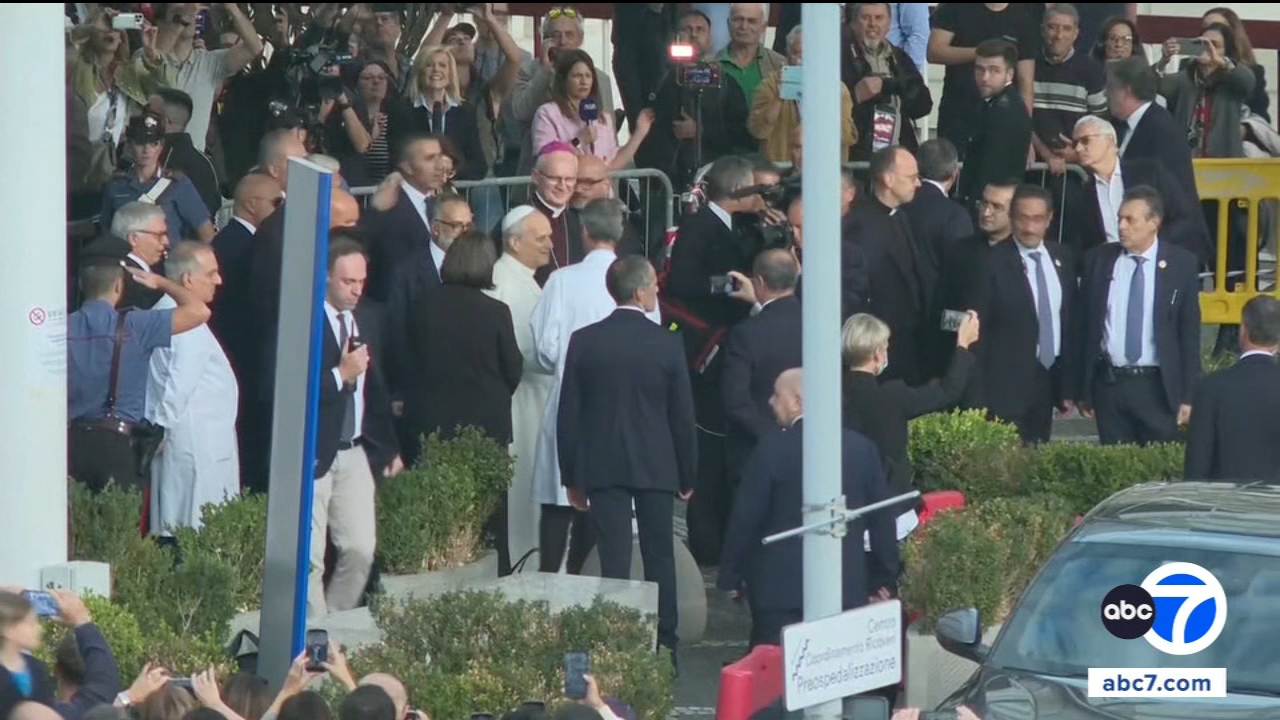 Pope Leo returns to the Vatican 4 days after lung cancer surgery
       — ABC 7 Bay Area, Burlingame Health news
