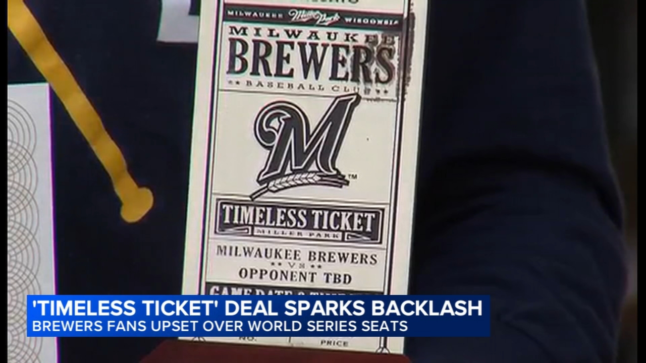 Brewers 'Timeless Ticket' holders say the team isn't fully honoring deal for World Series seats
       — ABC 7 Bay Area, Burlingame Schools news