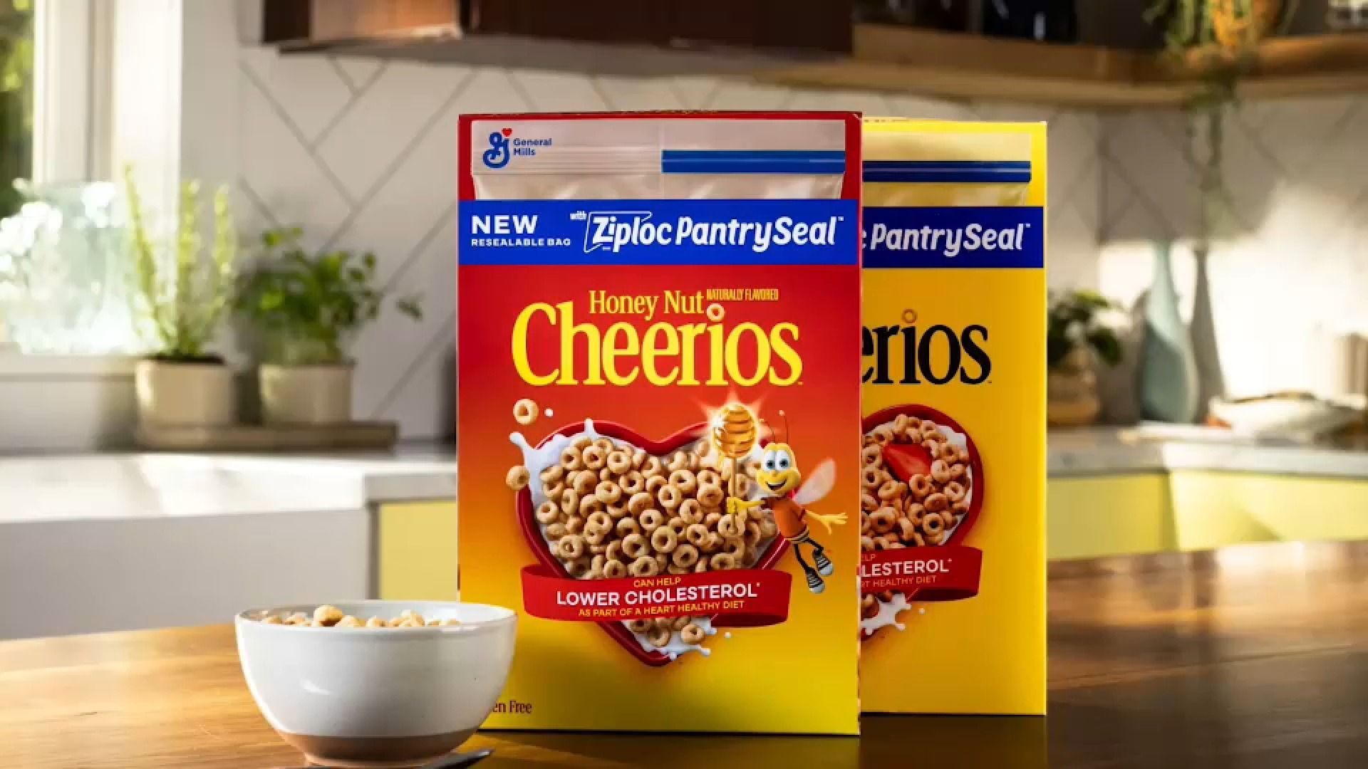 Cheerios teams up with Ziploc to add resealable bag to cereal boxes
       — Burlingame Sports news