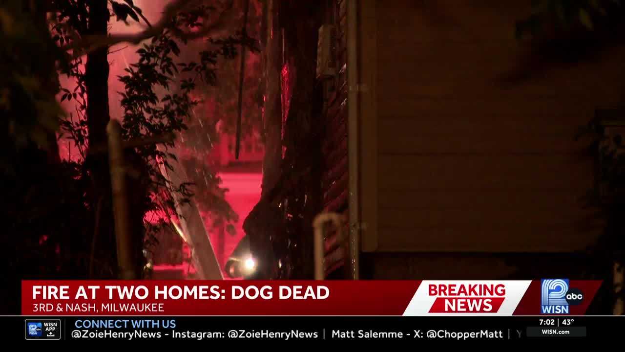 Dog killed during overnight fire that spread from one Milwaukee home to a second — WISN 12 Milwaukee, Burlingame Community news