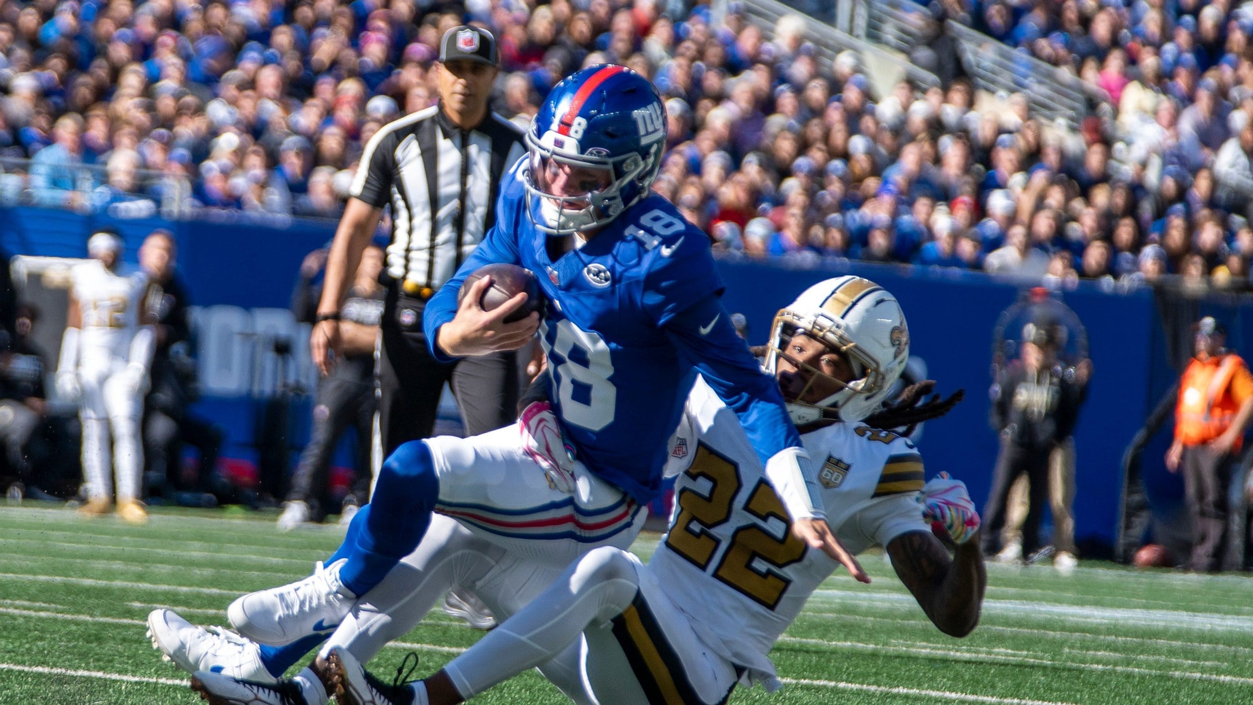 Giants Get Full JJ McCarthy Experience vs Saints — Minnesota Sports Fan, Burlingame Sports news