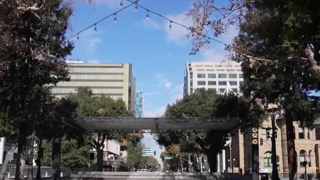 San Jose's newly renamed Plaza de San Jose, bustling with community activity