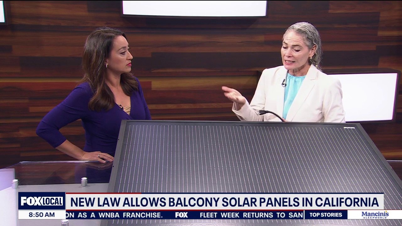 How balcony solar panels work, under new California law allowing them — KTVU FOX 2 Bay Area, Burlingame Community news